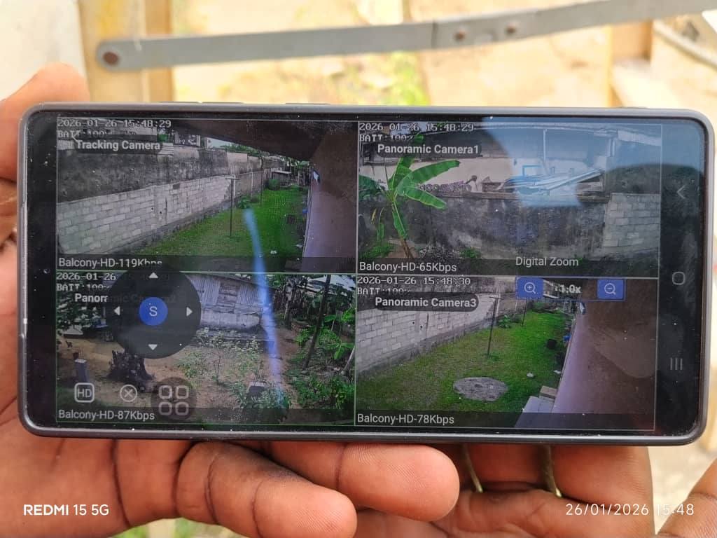 Caméra Solaire 4G PTZ installée au Maroc - marrakech – Vue panoramique et tracking