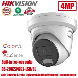 Caméra Hikvision ColorVu DS-2CD2347G2-LU 4MP Dôme Maroc