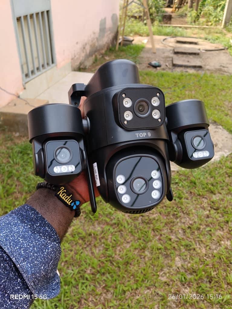 Caméra Solaire 4G PTZ installée au Maroc - marrakech – Vue panoramique et tracking