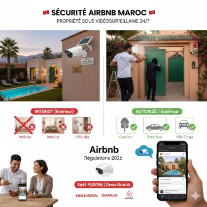 camera surveillance airbnb marrakech reglementation