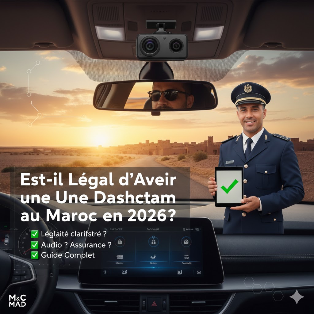 Est-il Légal d'Avoir une Dashcam au Maroc en 2026 ?
