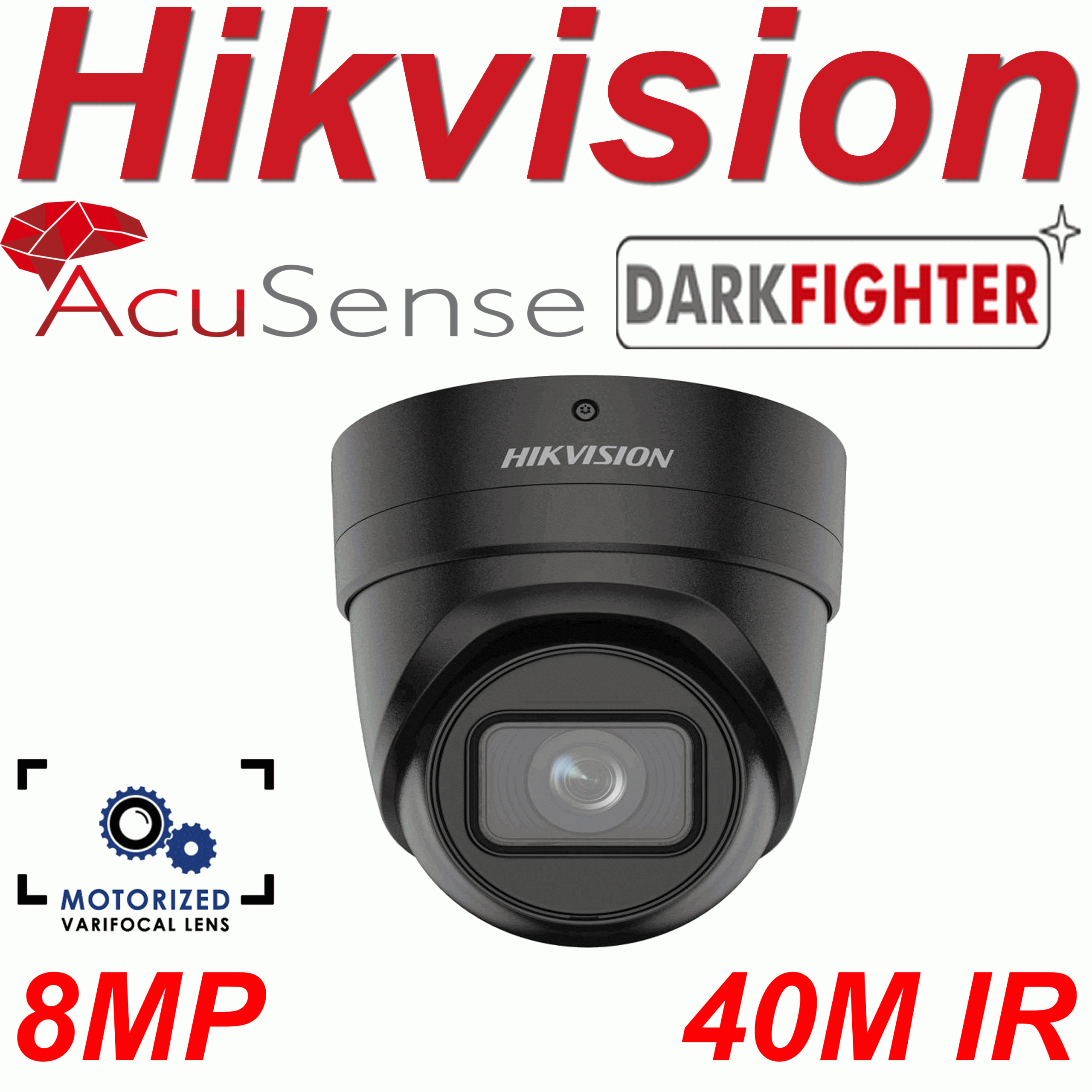 Caméra Hikvision AcuSense DS-2CD2H86G2-IZS 8MP Varifocal Maroc Caméra Hikvision AcuSense DS-2CD2H86G2-IZS 8MP Varifocal Maroc