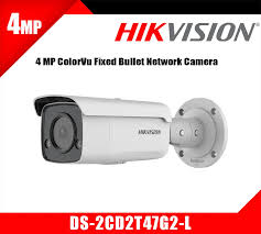 Caméra Hikvision DS-2CD2T47G2-L ColorVu Bullet 4MP longue portée Marrakech