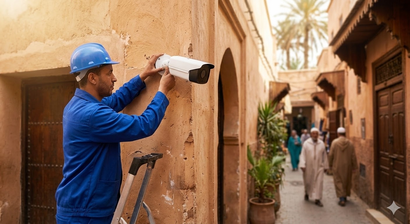 حرفيين تركيب كاميرات المراقبة المغرب · Technicien Caméra Pas Cher Maroc