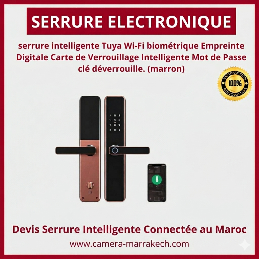 Simulation Devis Serrure Intelligente Connectée au Maroc